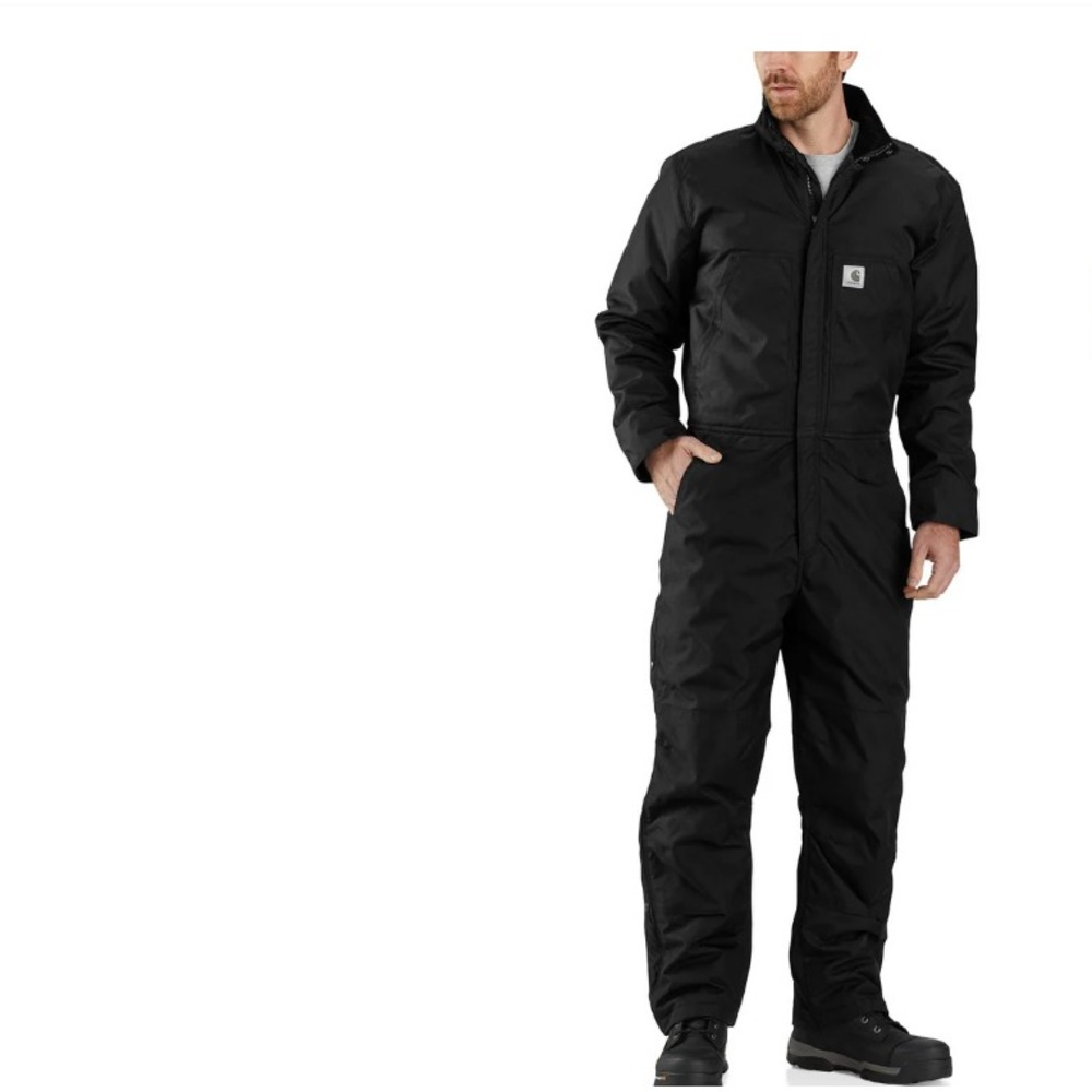 NEW Carhartt Yukon Extreme Insulated Coveralls XL Short Loose Fit Black 0x4464-M